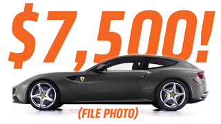 This Charcoal Gray Ferrari FF Can Be Yours For Only $7500 With Just One Little Catch